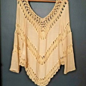 Umgee Crocheted Top
